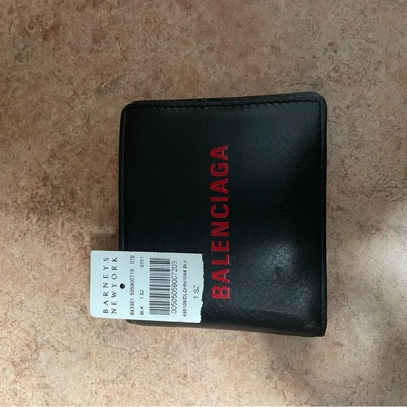 Balenciaga Leather Bi-Fold Wallet